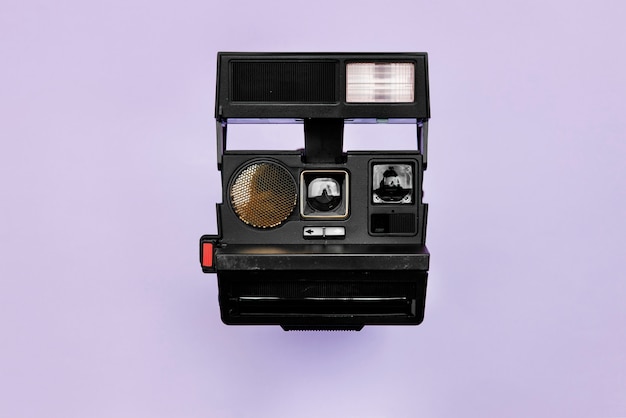 Vintage retro camera isolated on background