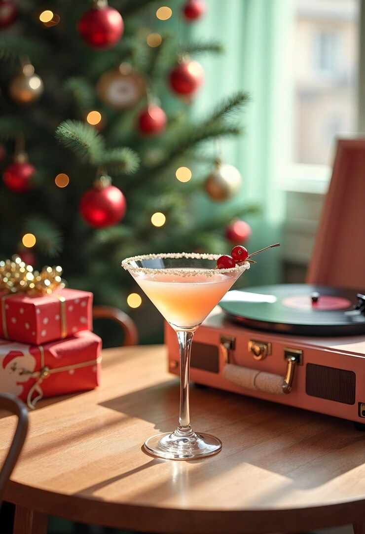 無料Photo ヴィンテージスタイルのクリスマスシーン 祝い