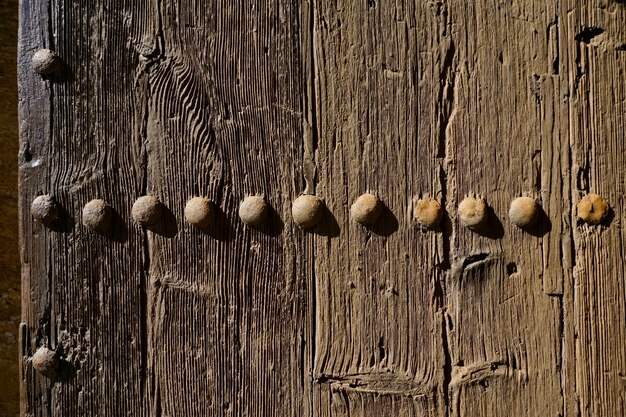 Vintage wooden door