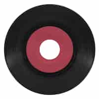 Free photo vinyl record isolated