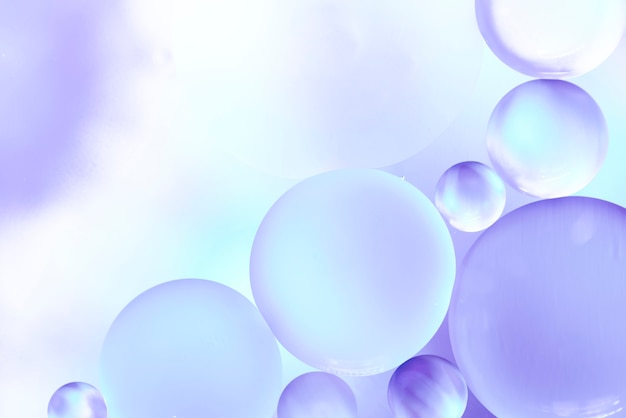Бесплатное фото Фиолетовый и синий абстрактные пузыри текстуры