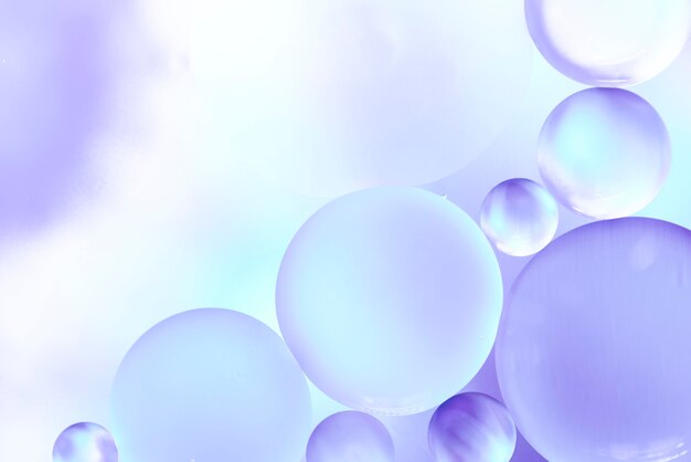 紫と青の抽象的な泡の質感