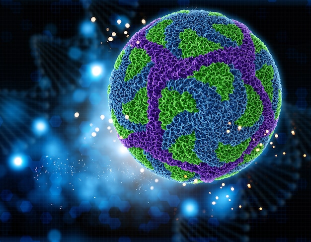 Virus Zika 3D