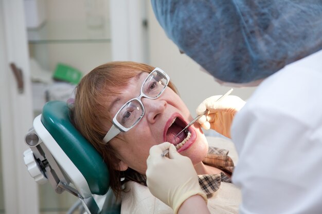 visit at the dentist