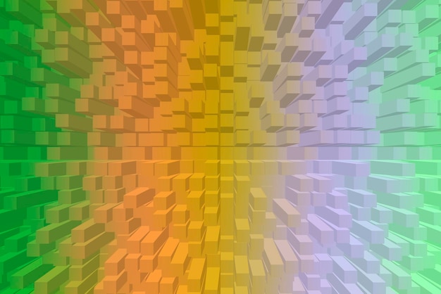 Free photo vivid abstract background - cubes