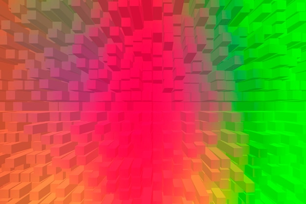 Vivid abstract background - Cubes