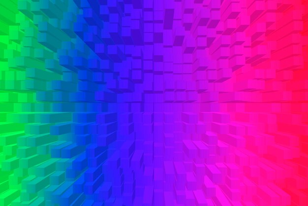 Яркий абстрактный фон - кубики
