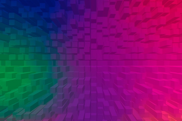 Free photo vivid abstract background - cubes