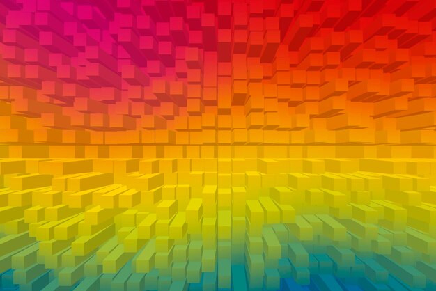 Яркий абстрактный фон - кубики