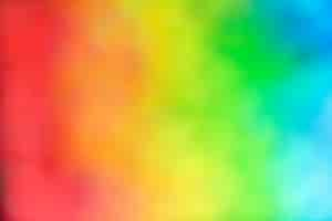 Free photo vivid blurred colorful wallpaper background