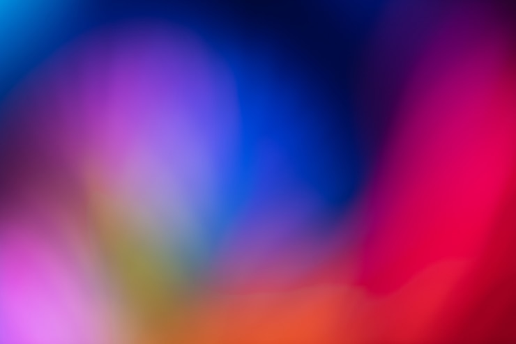 Free Photo vivid blurred colorful wallpaper background