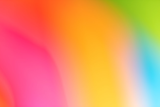 Free photo vivid blurred colorful wallpaper background