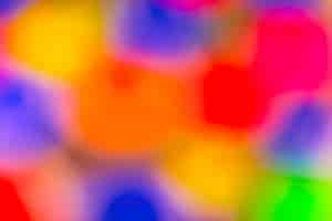 Free photo vivid blurred colorful wallpaper background