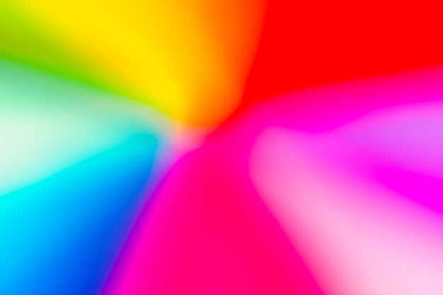 Free photo vivid blurred colorful wallpaper background