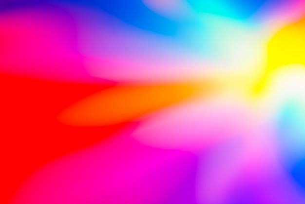 Free photo vivid blurred colorful wallpaper background