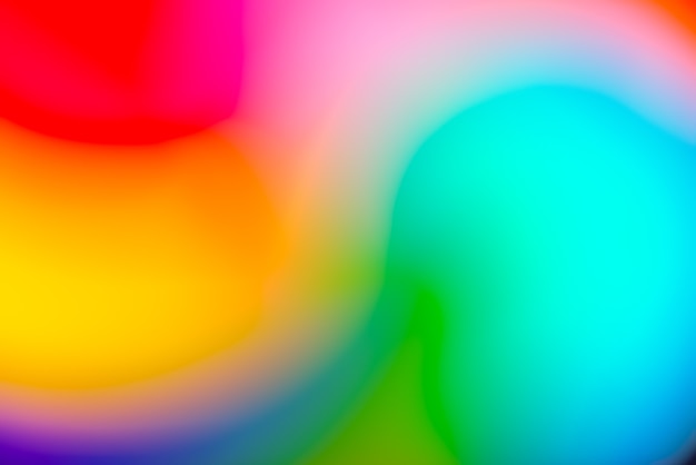 Free photo vivid blurred colorful wallpaper background