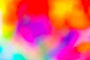 Free photo vivid blurred colorful wallpaper background