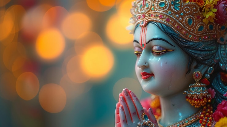Free Photo vivid colors of navratri celebration festival
