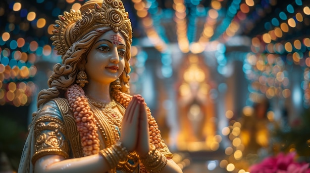 Foto gratuita i colori vivaci della festa di navratri