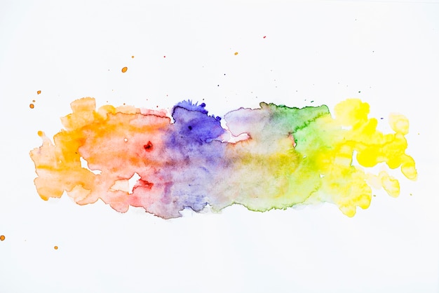 Free photo vivid watercolor brush stroke texture background