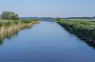 Free photo vrana lake in the vransko jezero park in croatis