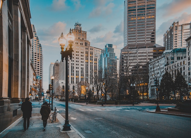 Walking on the street