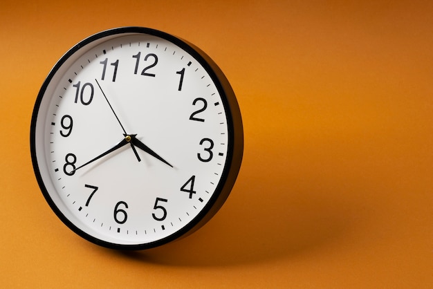 Wall clock indoors still life