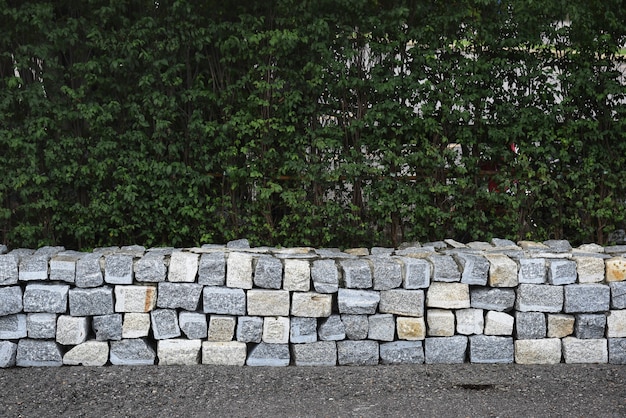 콘크리트 블록의 벽