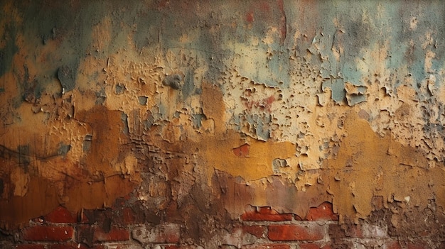 Free photo wall grunge paint background ai generated image