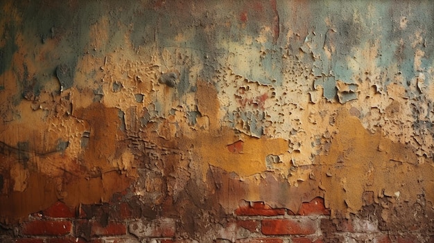 Wall grunge paint background Ai Generated Image