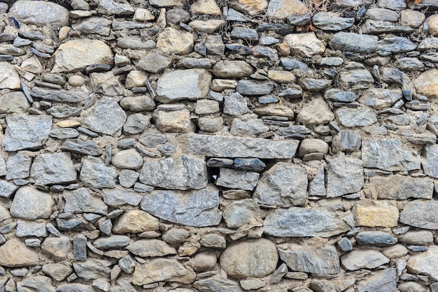 Wall made of stones