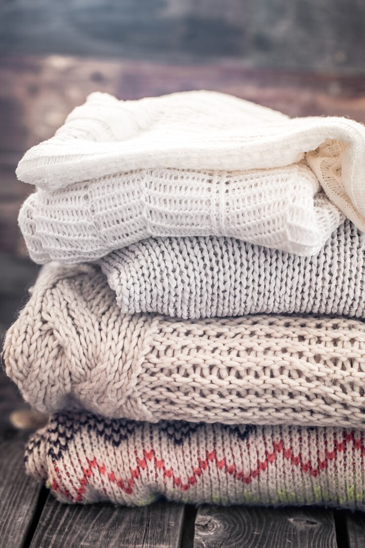 Free Photo warm cozy sweaters