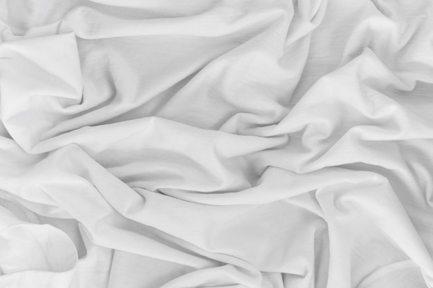 Crumpled White Cotton Fabric, Fabric For Sewing Clothes And Shirts, Full  Frame Stock Photo, Picture and Royalty Free Image. Image 138368492.
