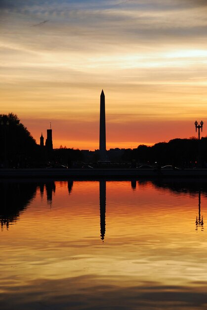 Washington DC sunset