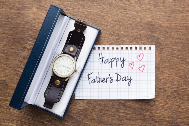 Free photo watch present for father's day