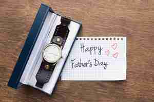 Free photo watch present for father's day