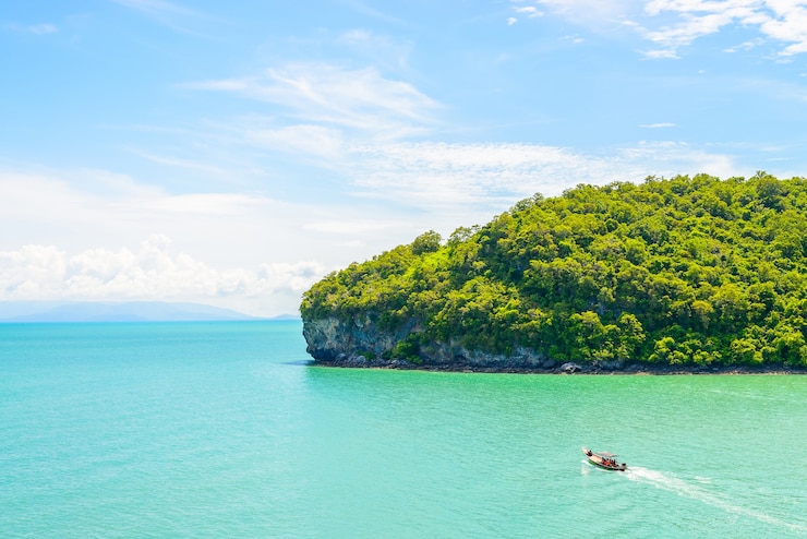 Free Photo water beach background andaman tropical