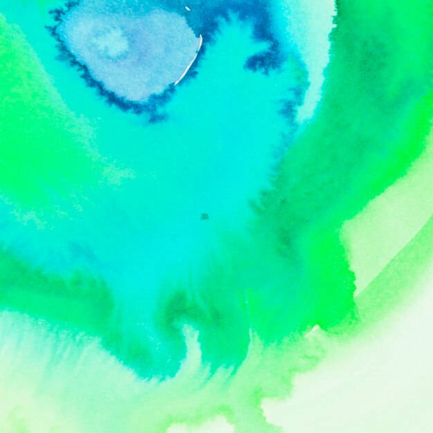 Water colored blue and green textured background