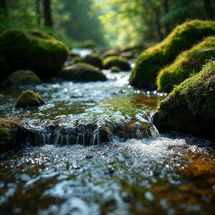 Free Photo water in different environments