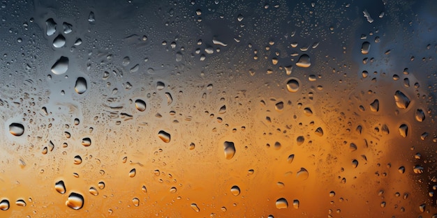 Water Droplets on Glass: Capturing the Beauty of a Natural Pattern