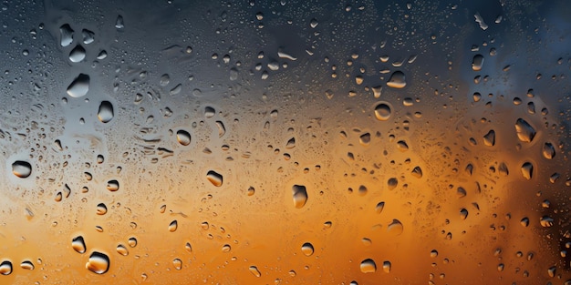 Free photo water droplets on glass forming a natural pattern