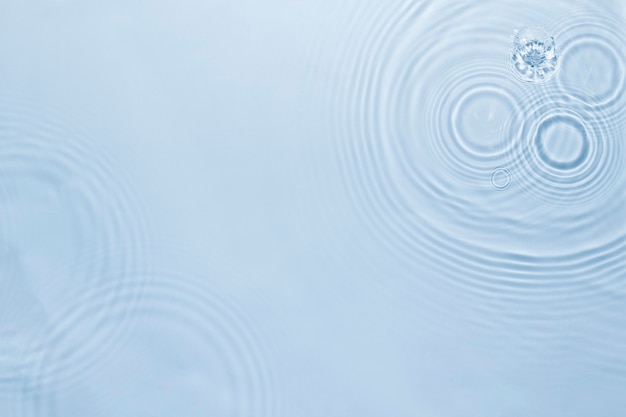 Free Photo water ripple texture background, blue design
