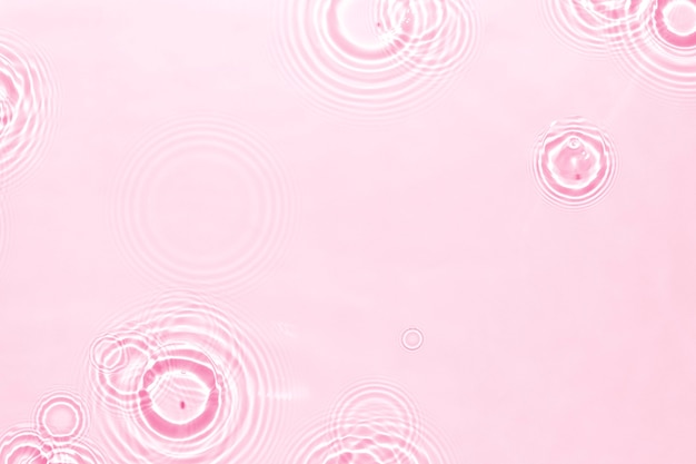 水の波紋テクスチャ背景、ピンクのデザイン