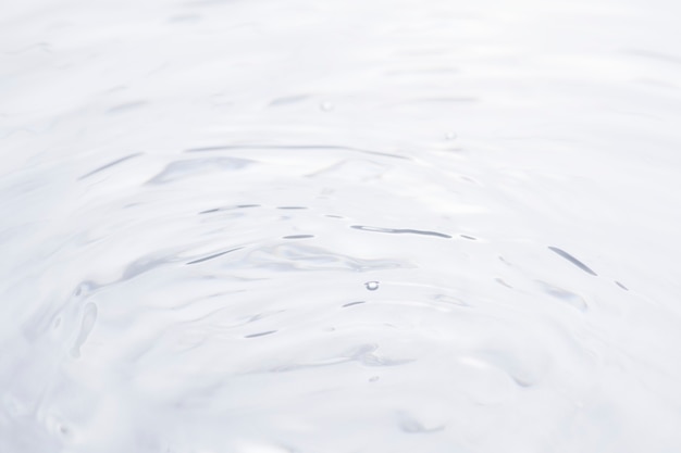 水の波紋テクスチャ背景、白いデザイン