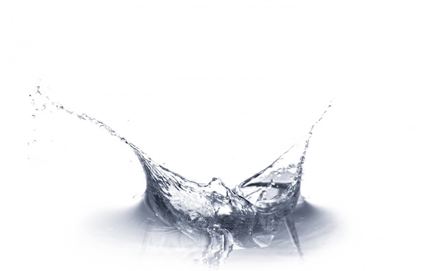 water splash isolated on white background