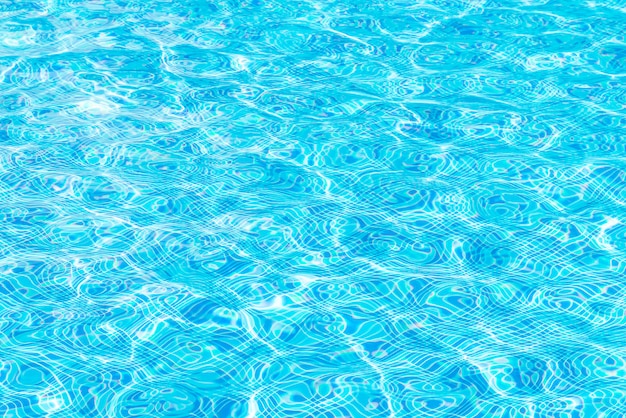 Water surface on the pool