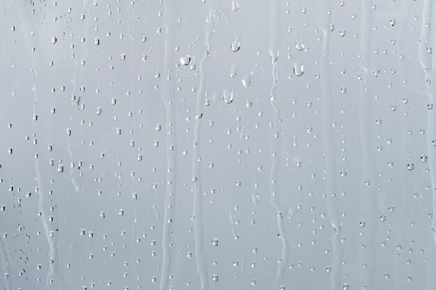 Фон текстуры воды, дождливое окно в пасмурный день