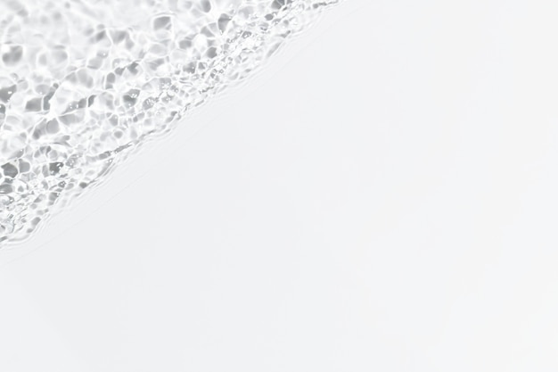 Free photo water wave texture background, white design