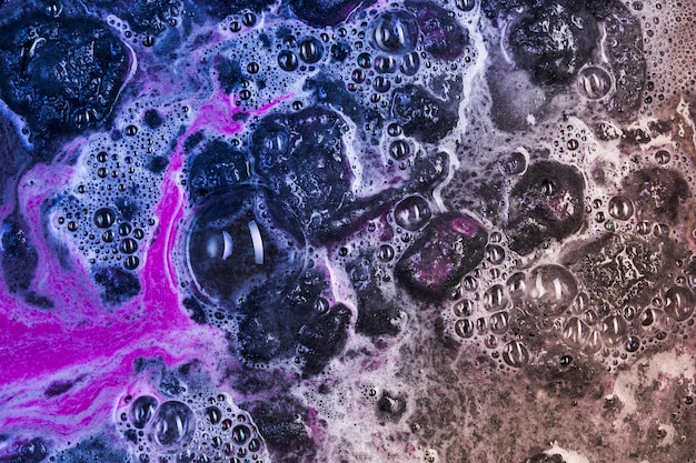 Water with dark foam