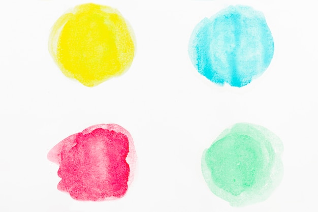 Watercolor abstract circles background